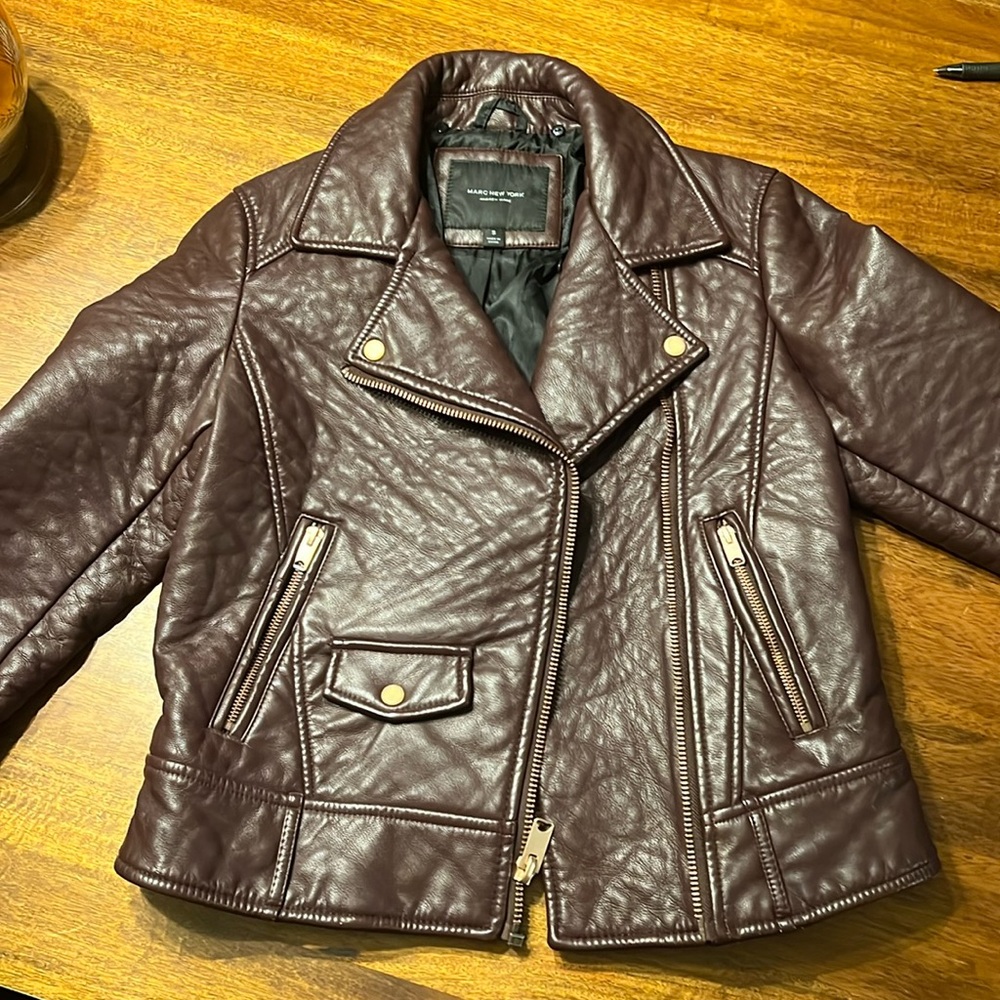Marc Faux Leather Jacket